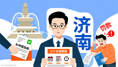 济南公司注册后必知：税务申报的3个关键期限（附遗忘补救方法）