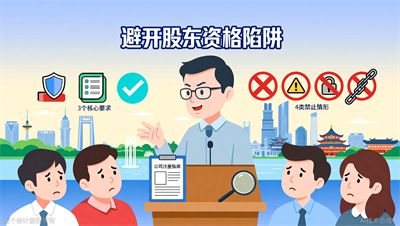 济南公司注册股东资格：3个核心要求（附禁止情形说明）