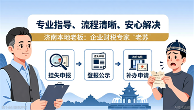 济南公司注册营业执照补办：3步流程（附登报要求）